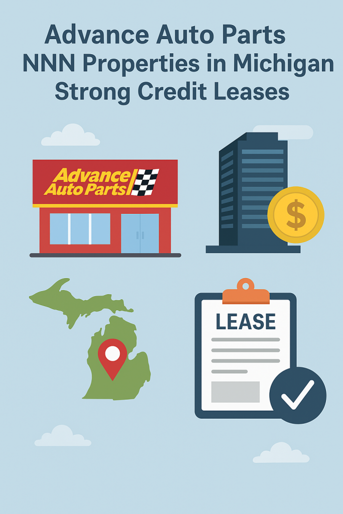 Advance Auto NNN Michigan, auto parts investment, corporate tenant lease,Triplenet Investment group, 1031 exchanges, NNN Properties, NNN Investment